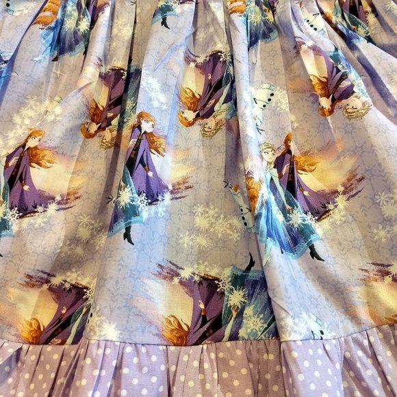 Frozen My Doll & Me Matching Twirl Dresses & Hairbows - Picture 6 of 7